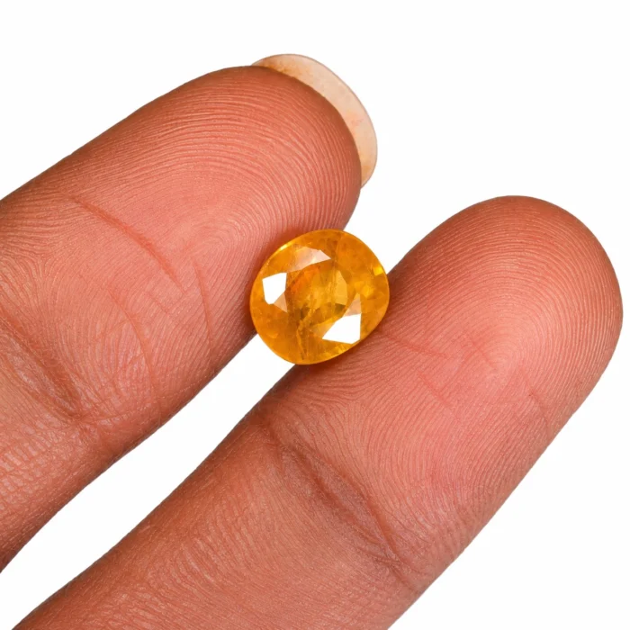 Natural Yellow Sapphire (Pukhraj) – 12.54 carat