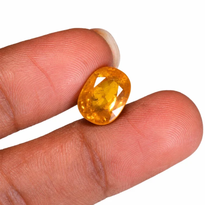 Natural Yellow Sapphire (Pukhraj) – 11.90 carat