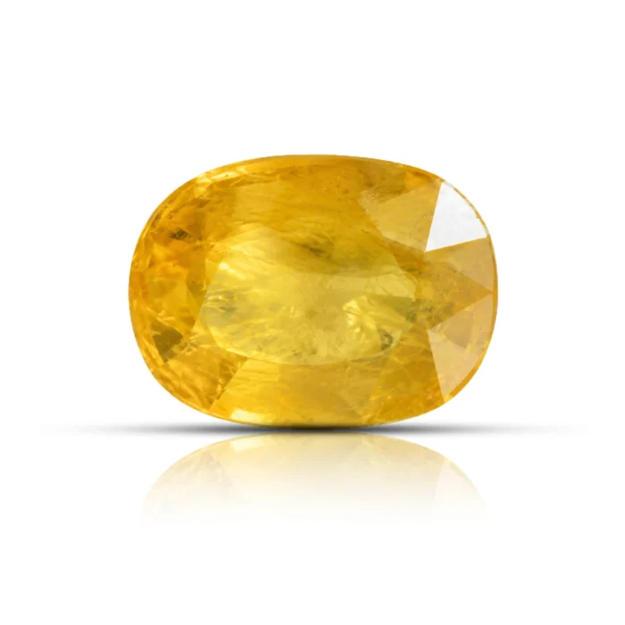 Natural Yellow Sapphire (Pukhraj) – 9.45 carat