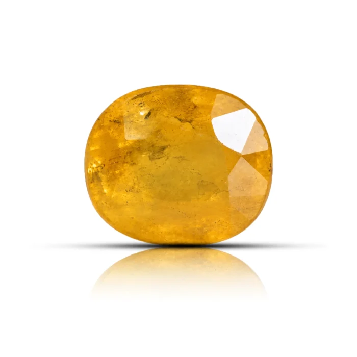 Natural Yellow Sapphire (Pukhraj) – 12.80 carat