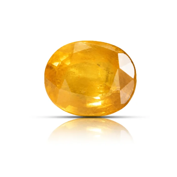 Natural Yellow Sapphire (Pukhraj) – 9.45 carat