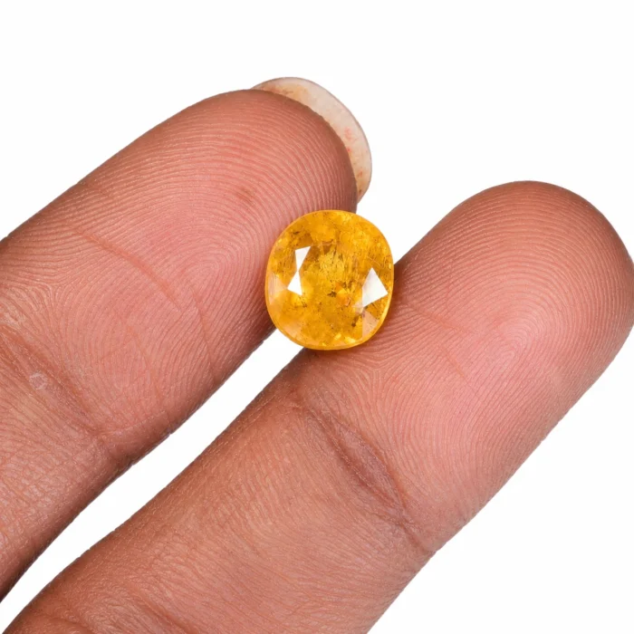 Natural Yellow Sapphire (Pukhraj) – 9.05 carat