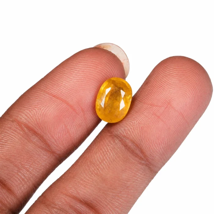 Natural Yellow Sapphire (Pukhraj) – 8.40 carat