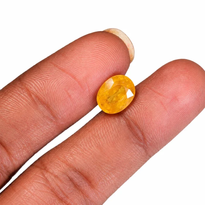 Natural Yellow Sapphire (Pukhraj) – 3.60 carat