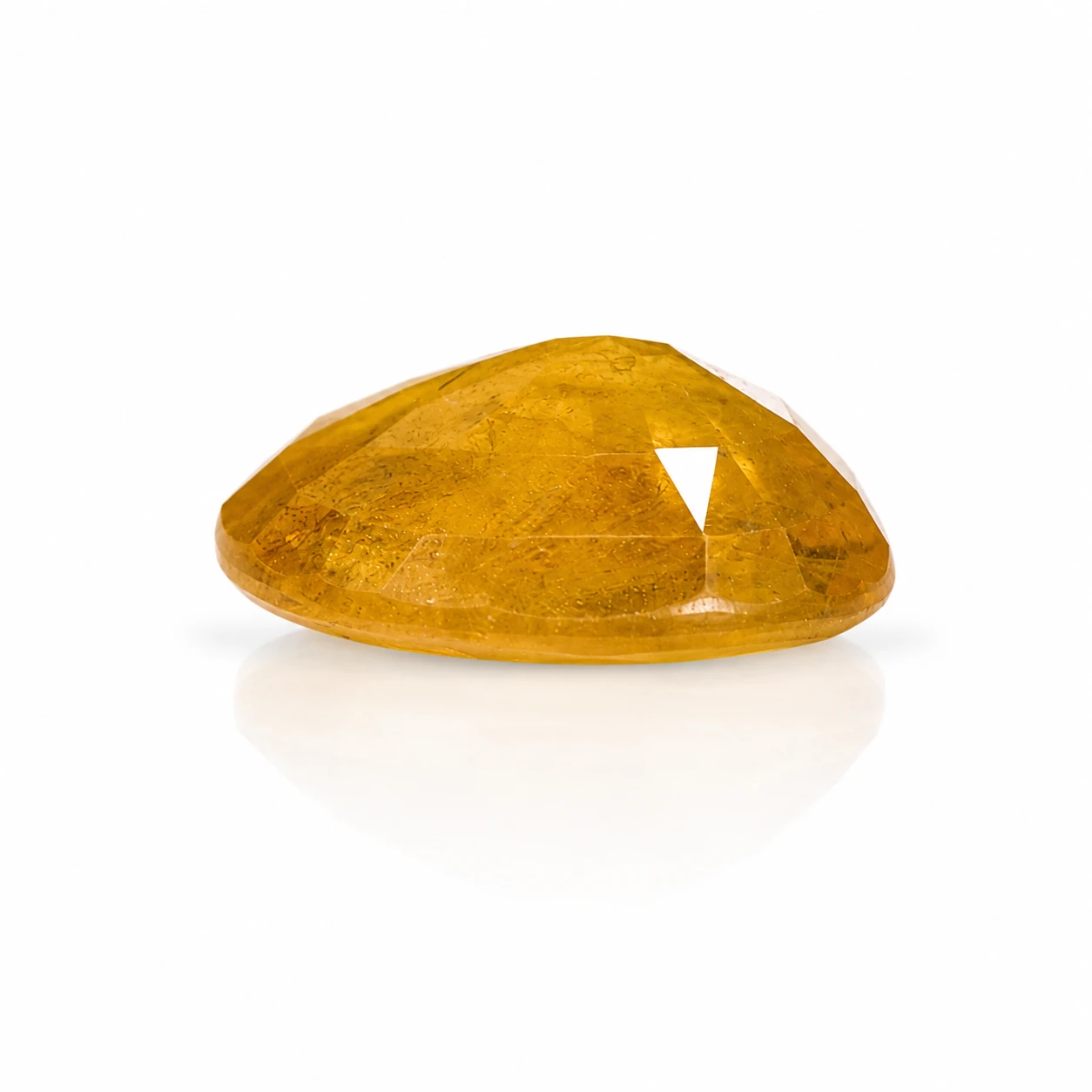 6.30 ct Natural Yellow Sapphire backtop