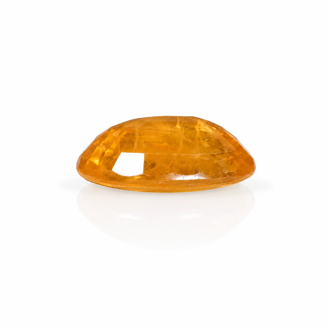 Natural Yellow Sapphire 5.05 ct backtop