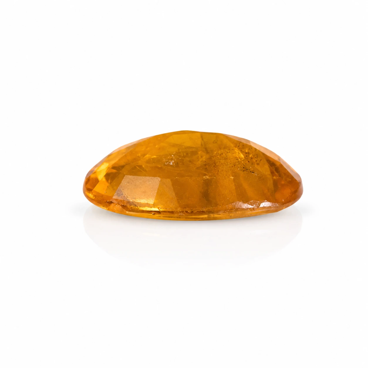 4.05 ct Natural Yellow Sapphire backtop