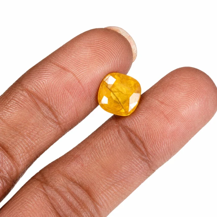 Natural Yellow Sapphire (Pukhraj) – 6.50 carat