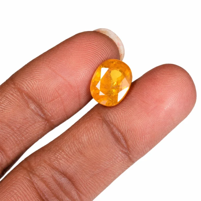Natural Yellow Sapphire (Pukhraj) – 6.20 carat