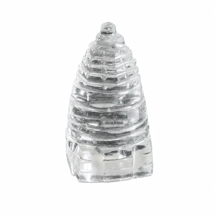 Crystal Sphatik Shree Yantra | Meru Yantra for Pooja