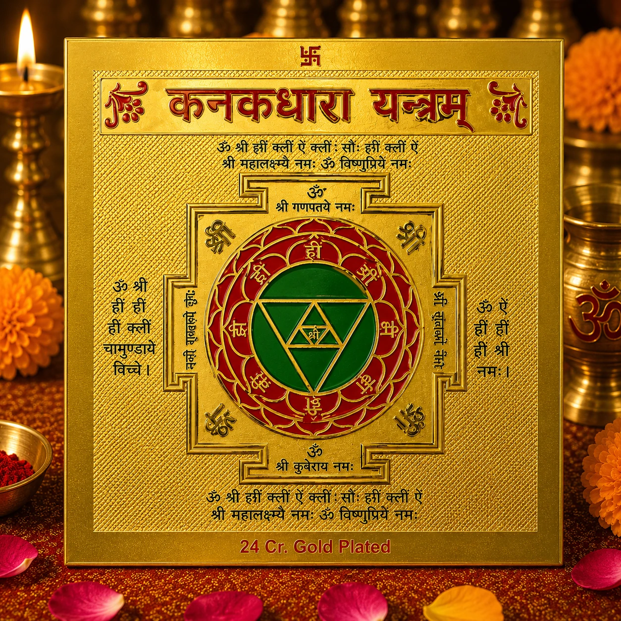 Kanakdhara Yantra with background