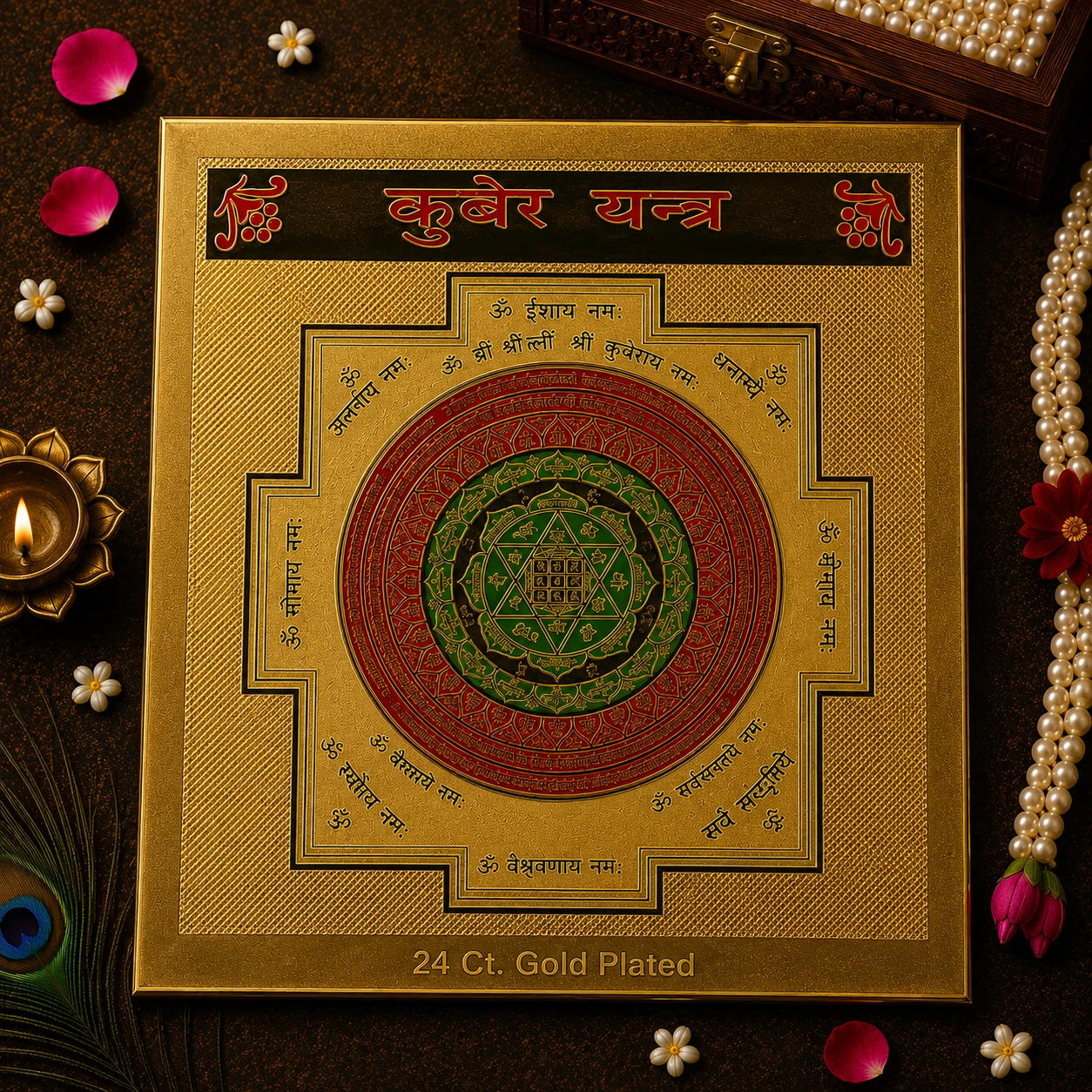 Kuber Gold Plated Yantra secondary