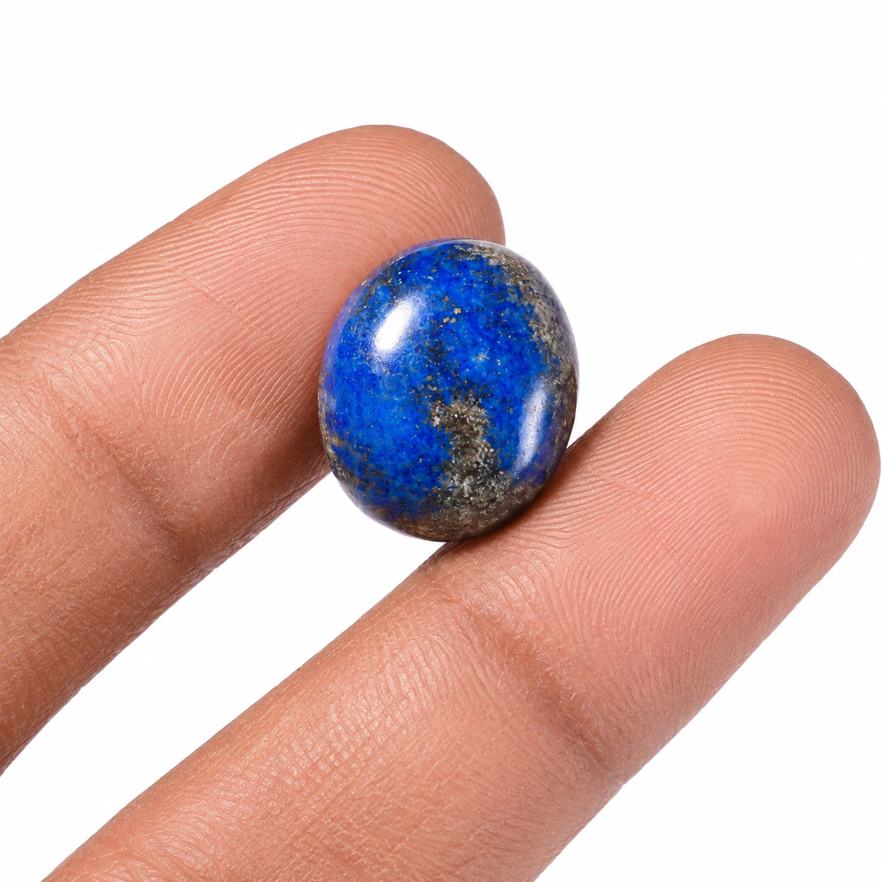 10.10 ct Natural Lapis Lazuli Gemstone with finger