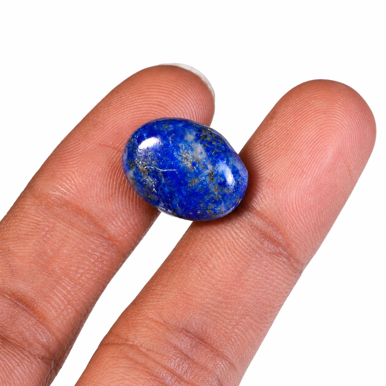 9.90 ct Natural Lapis Lazuli Gemstone with finger