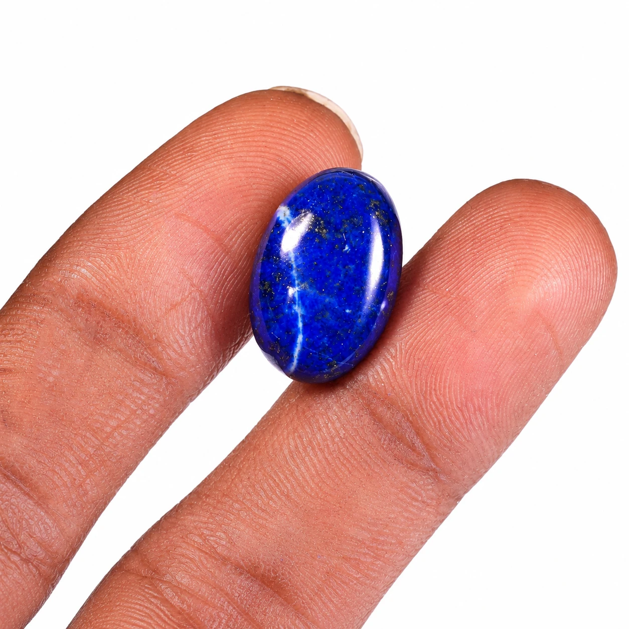 9.85 ct Natural Lapis Lazuli Gemstone with finger