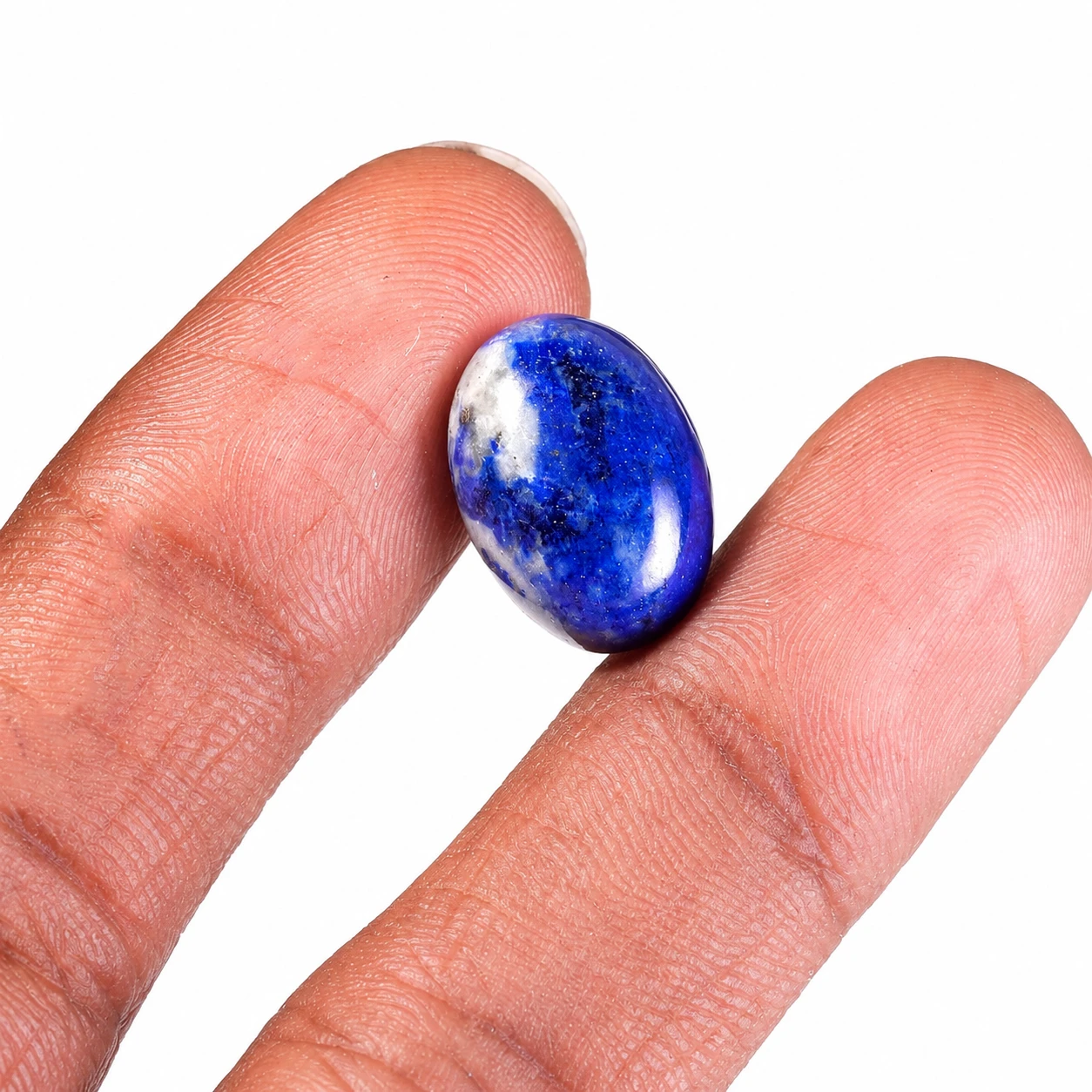 10.35 ct Natural Lapis Lazuli Gemstone with finger