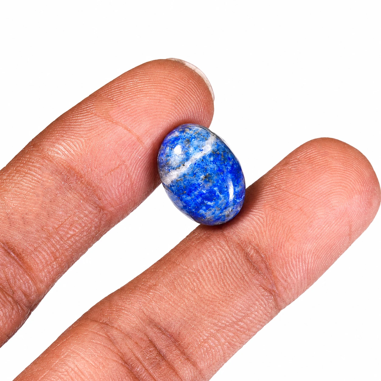 10.45 ct Natural Lapis Lazuli Gemstone with finger