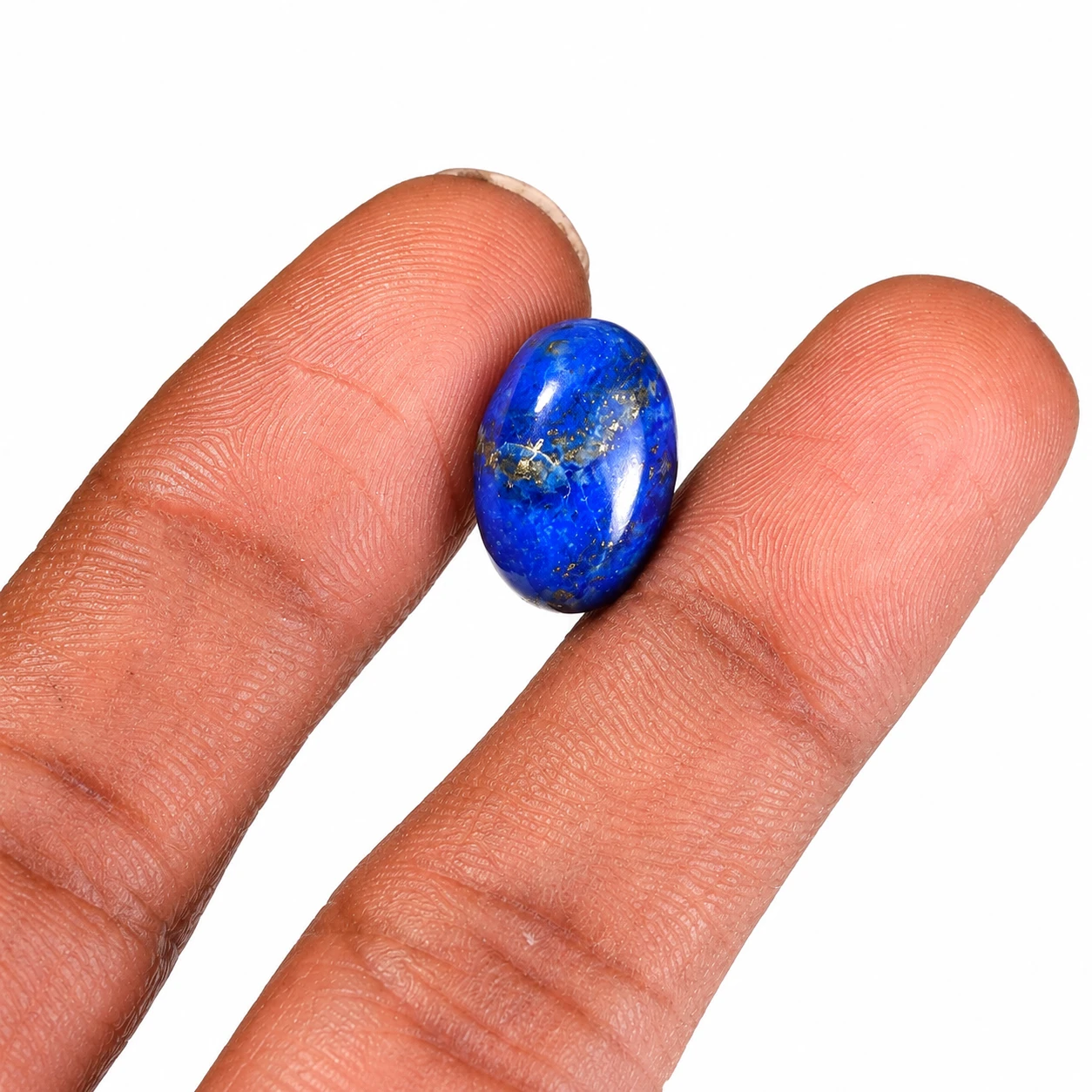 7.70 ct Natural Lapis Lazuli Gemstone with finger