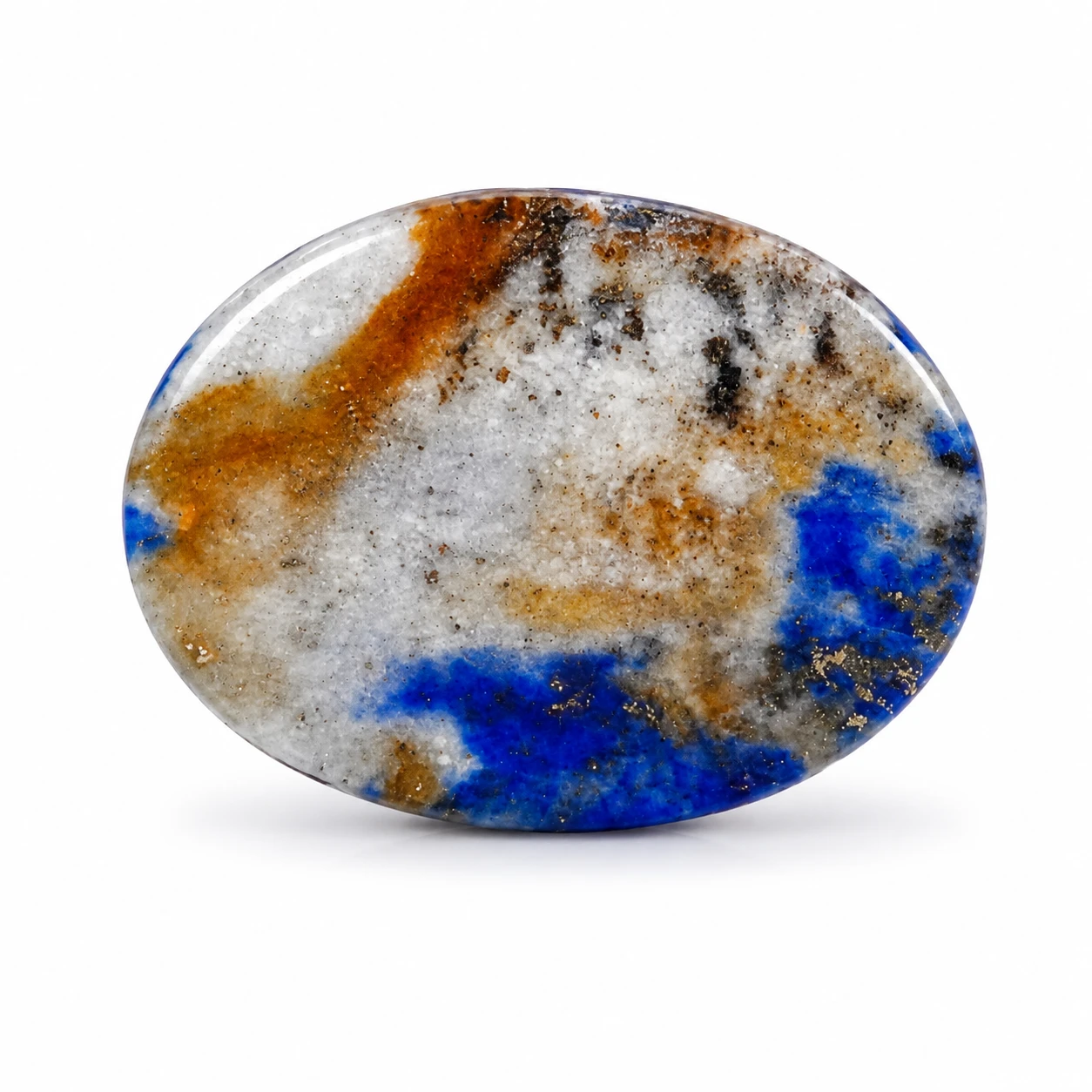 6.95 ct Natural Lapis Lazuli Gemstone backside