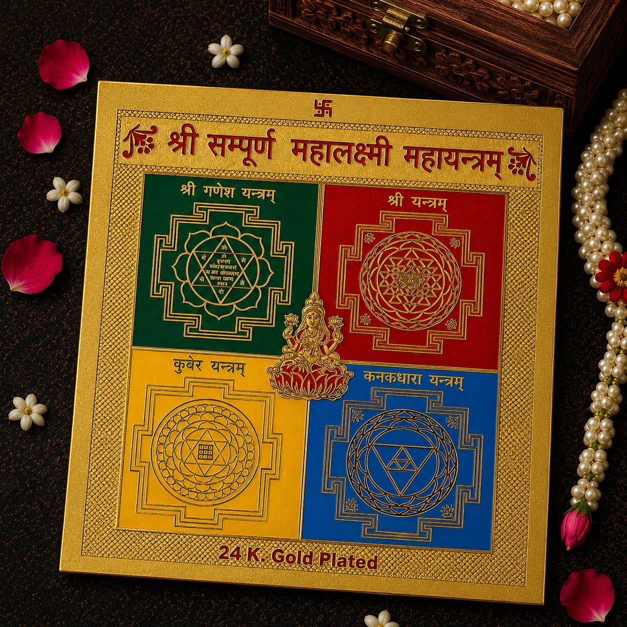 Shri Sampurn Mahalaxmi yantra primary
