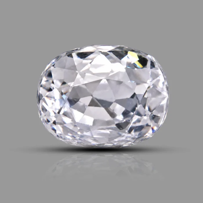 Natural White Zircon Gemstone – 4.80 Ct