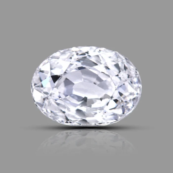 Natural White Zircon Gemstone – 4.60 Ct