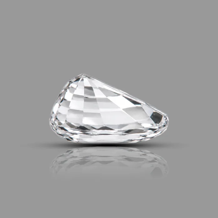 Natural White Zircon Gemstone – 4.75 Ct