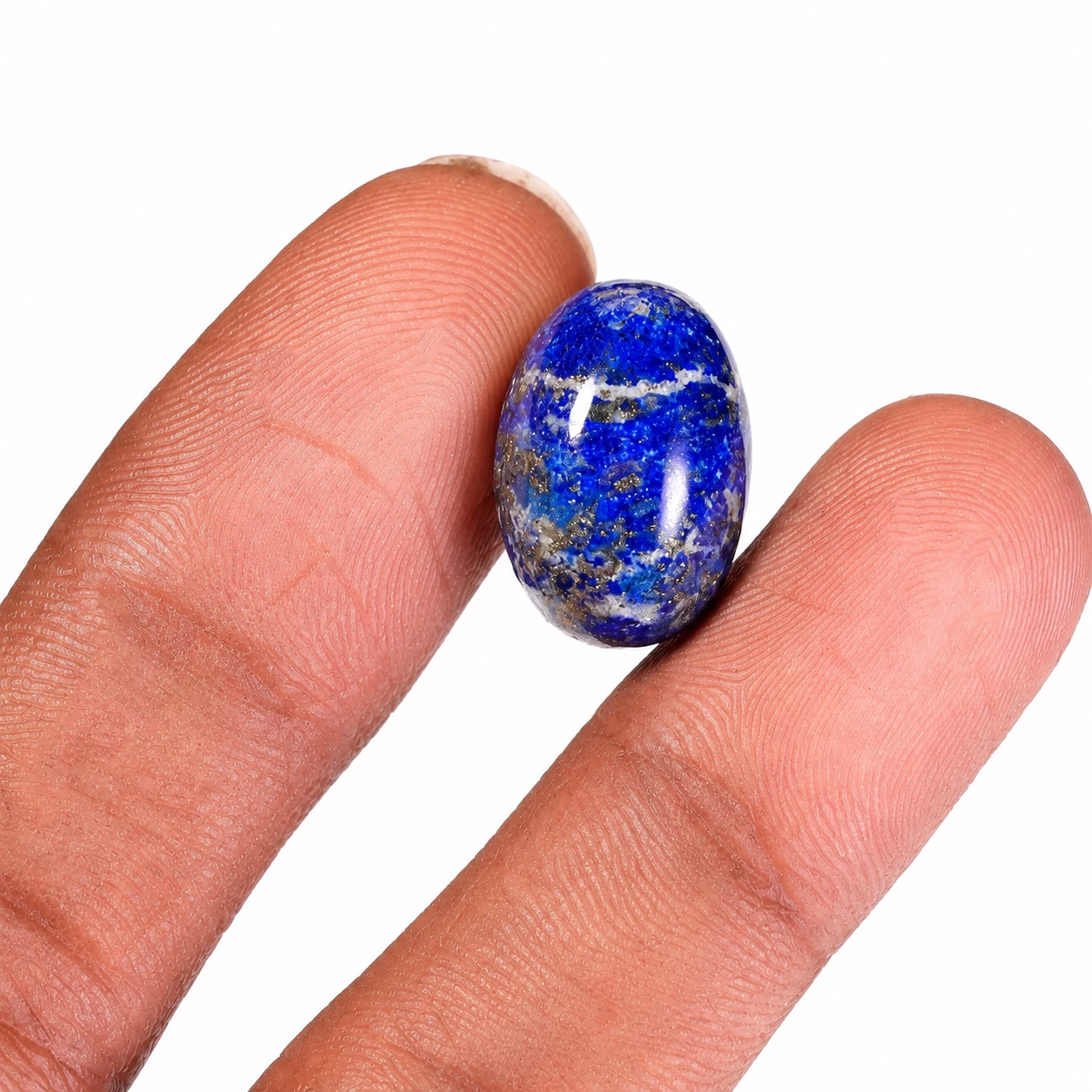 8.50 ct Natural Lapis Lazuli Gemstone with finger