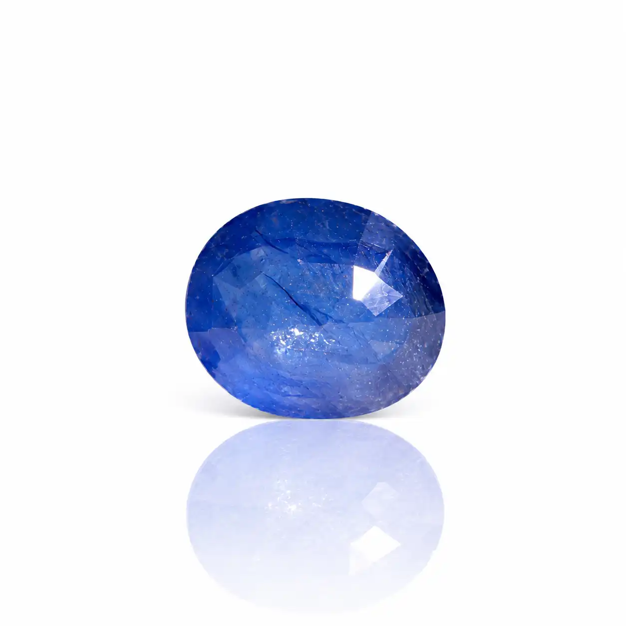 4.75 ct Natural Blue Sapphire (Neelam) Stone Backside