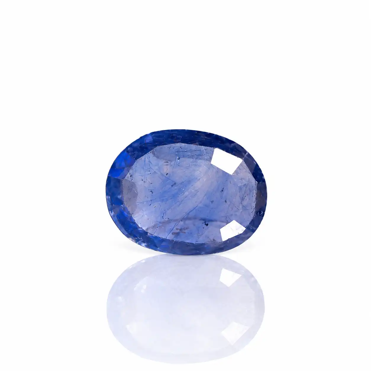 4.20 ct Blue Sapphire (Neelam) Backside