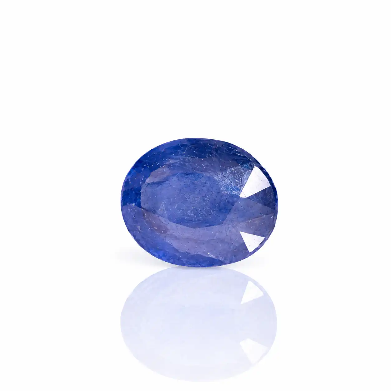 4.80 ct Natural Blue Sapphire (Neelam) Stone Backside