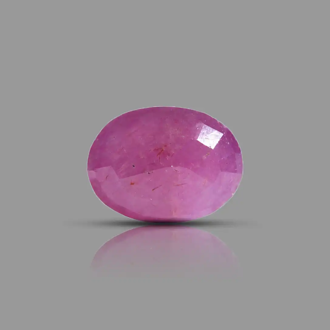 4.10 ct Natural Pink Ruby (Manik) Stone Backside