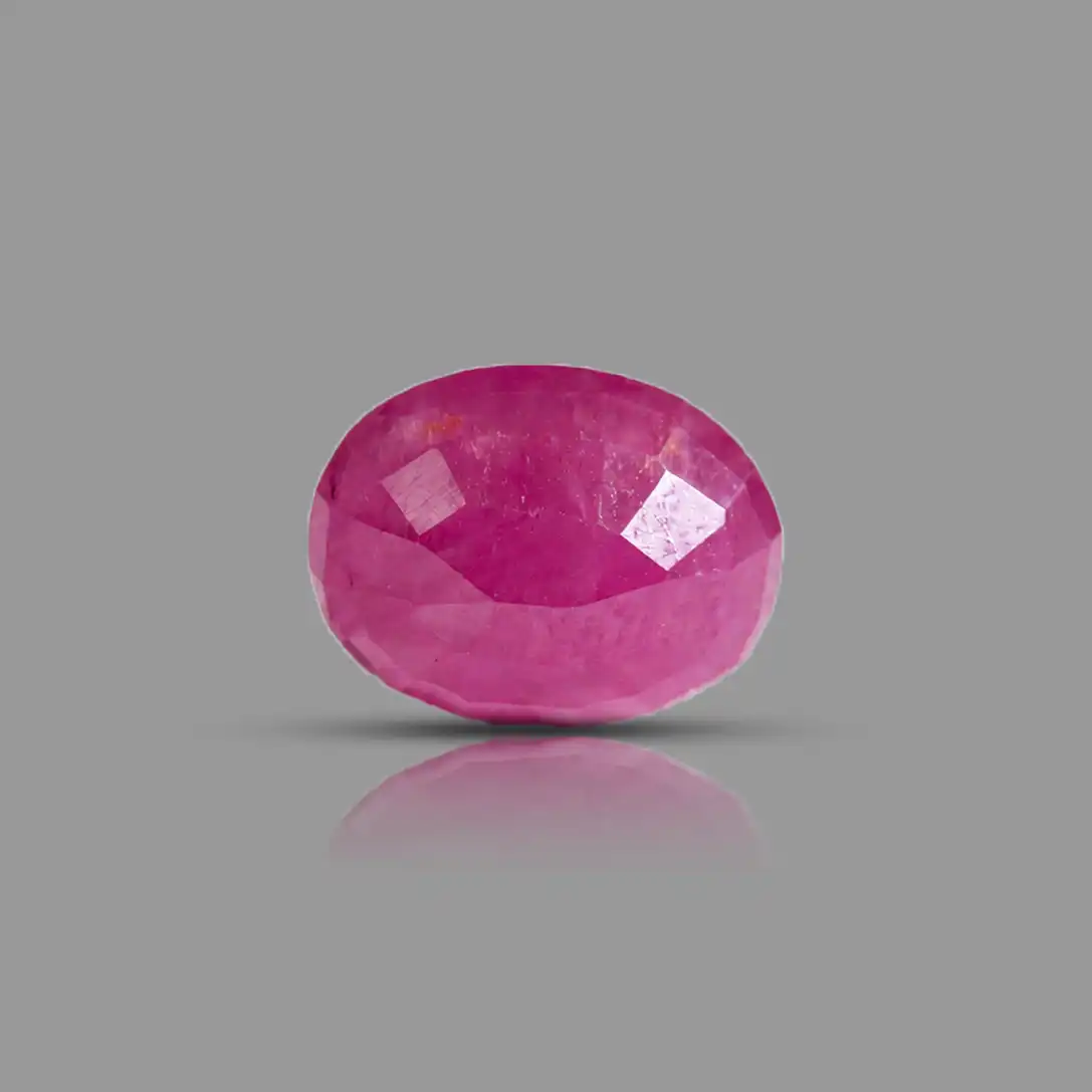 Natural Pink Ruby (Manik) Stone 4.40 ct backsides