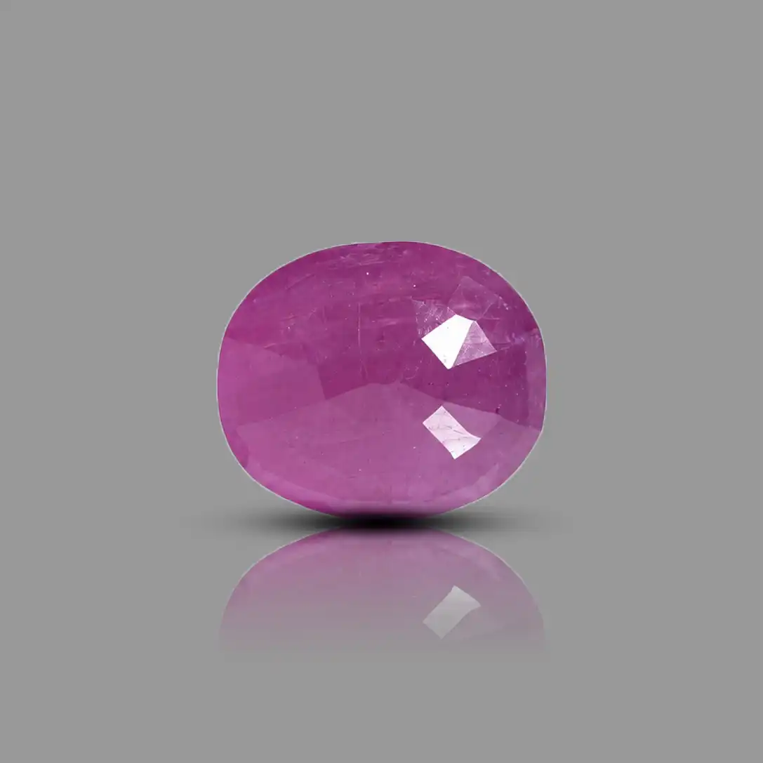 Natural Pink Ruby (Manik) Stone 4.65 ct backside