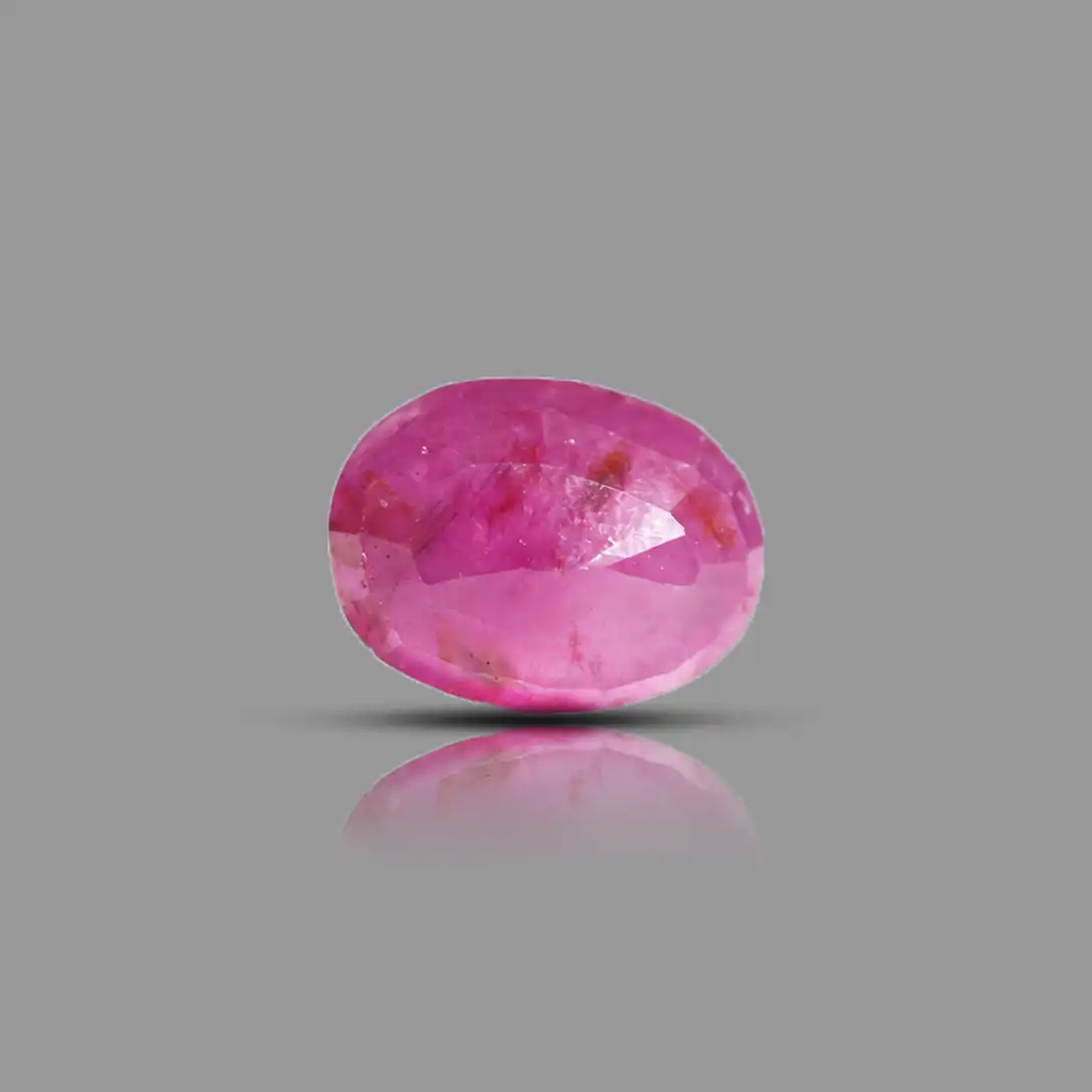 4.10 ct Natural Pink Ruby (Manik) Stone Backside