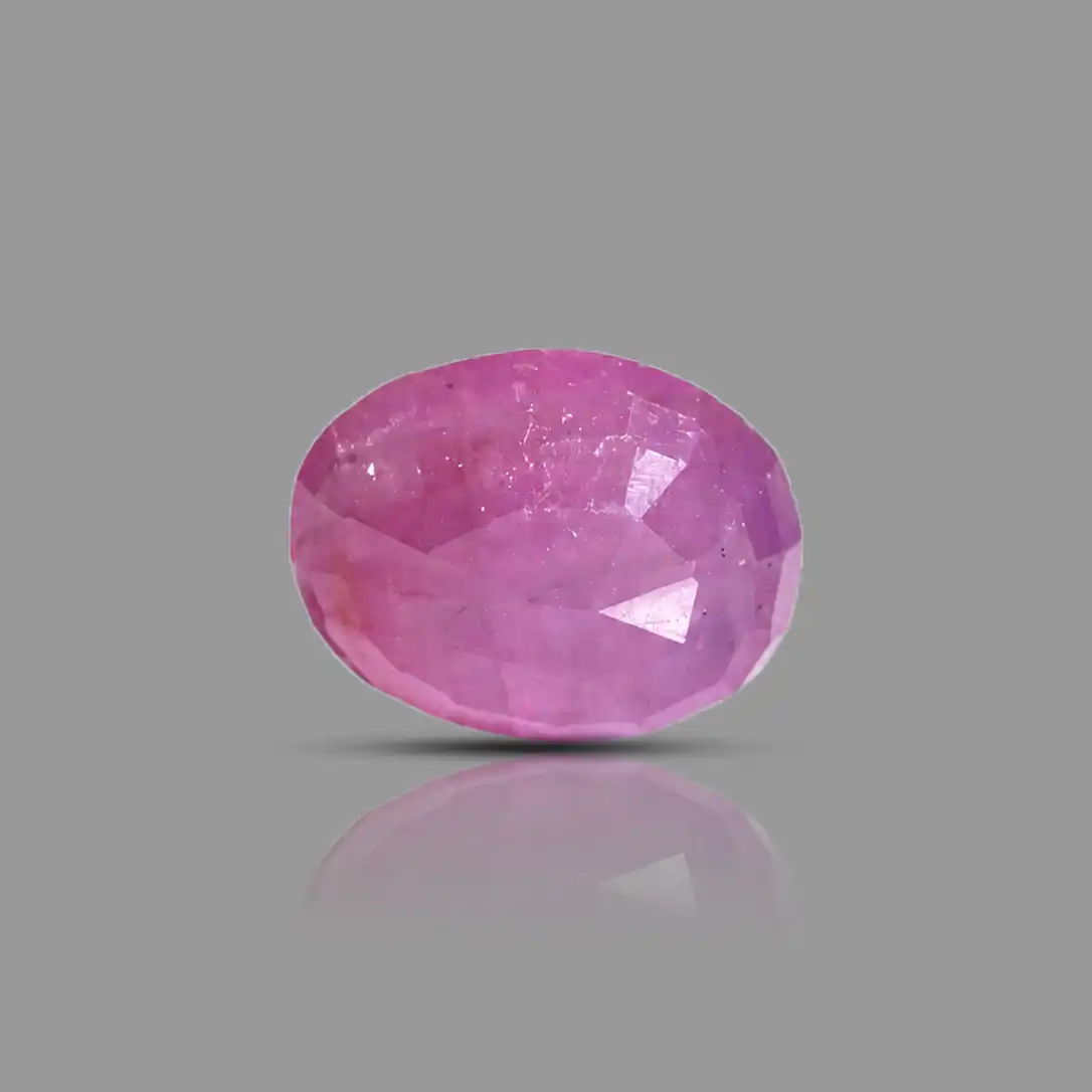 4 ct Natural Pink Ruby (Manik) Stone Backside